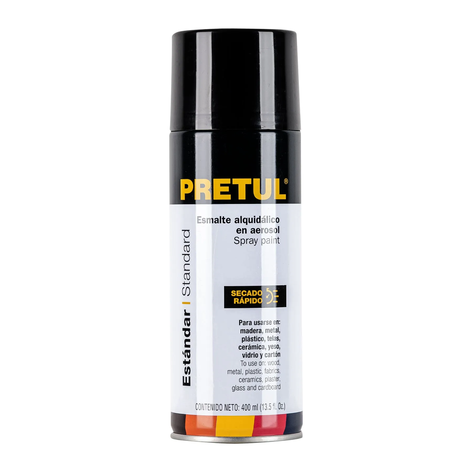 Pintura en aerosol, negro satín, 400 ml, Pretul, Foto 1 Tienda en línea de herramientas Truper