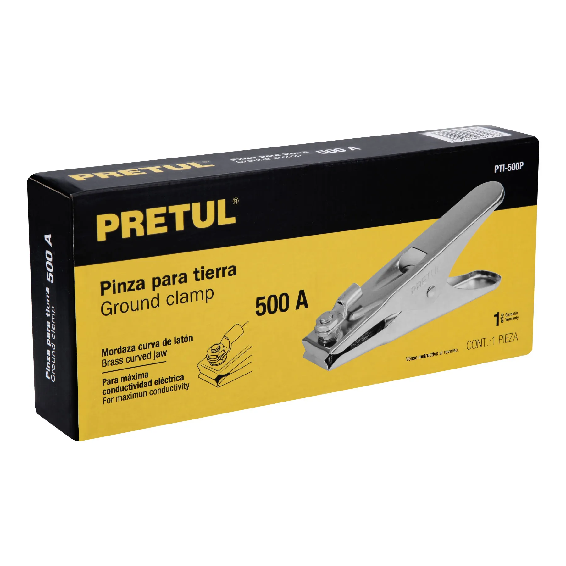 Pinza para tierra de 500 A, Pretul PTI-500P, Foto 4 Tienda en línea de herramientas Truper