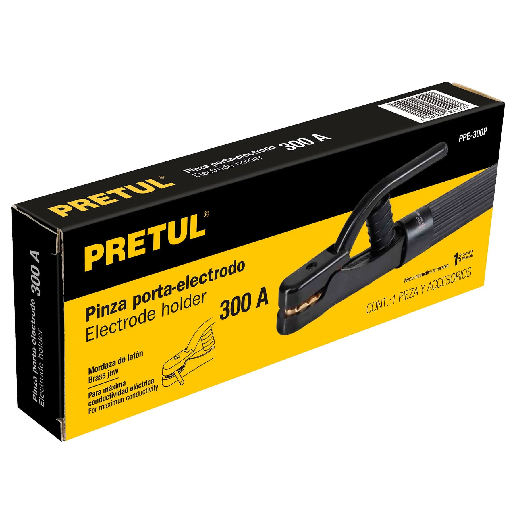 Pinza porta electrodo de 300 A, Pretul PPE-300P, Foto 3 Tienda en línea de herramientas Truper