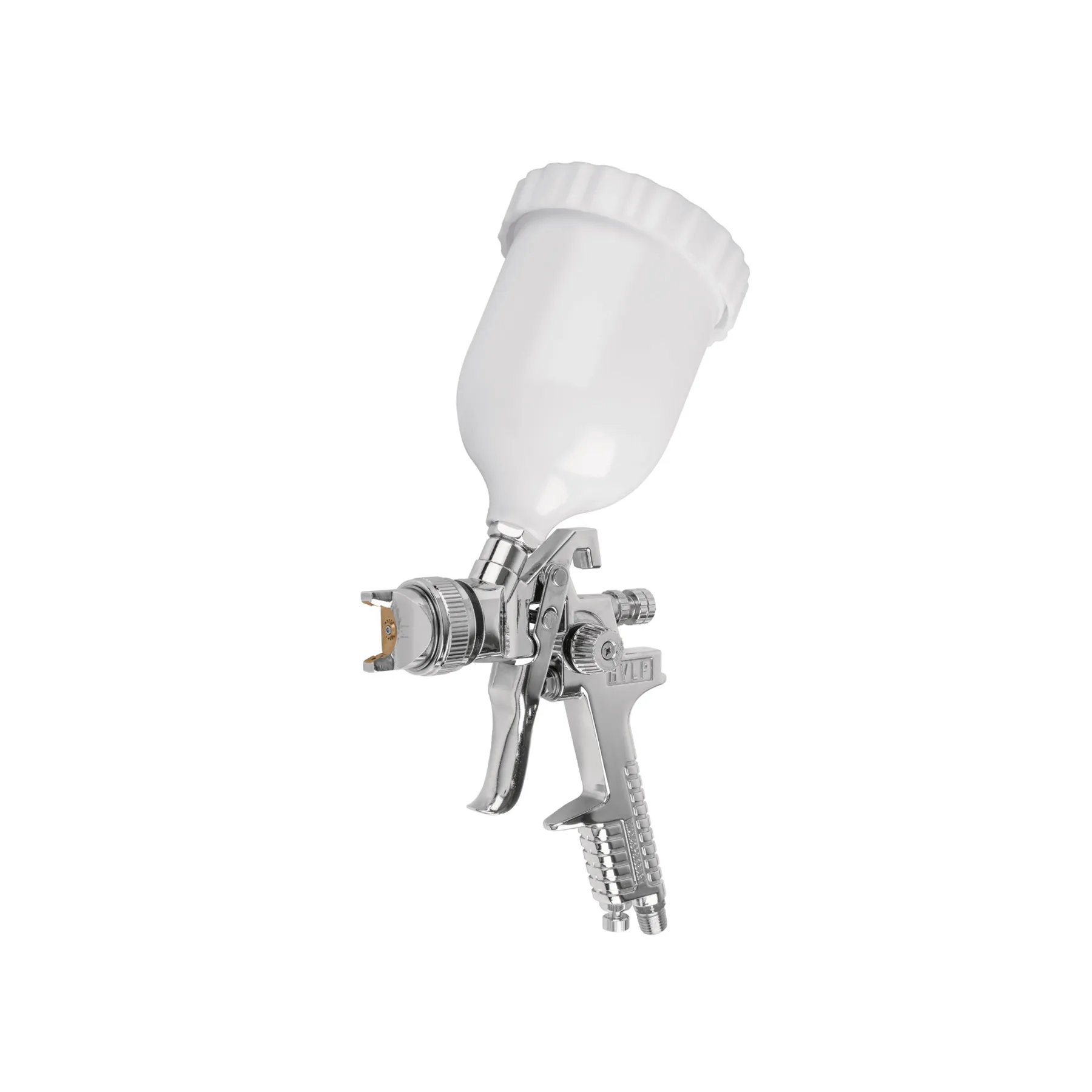 Pistola p/pintar gravedad HVLP vaso plástico, 2 mm, Truper, Foto 1 Tienda en línea de herramientas Truper