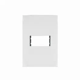 Placa 1 módulo de ABS, línea Oslo, color blanco, Volteck, Foto 1 Tienda en línea de herramientas Truper