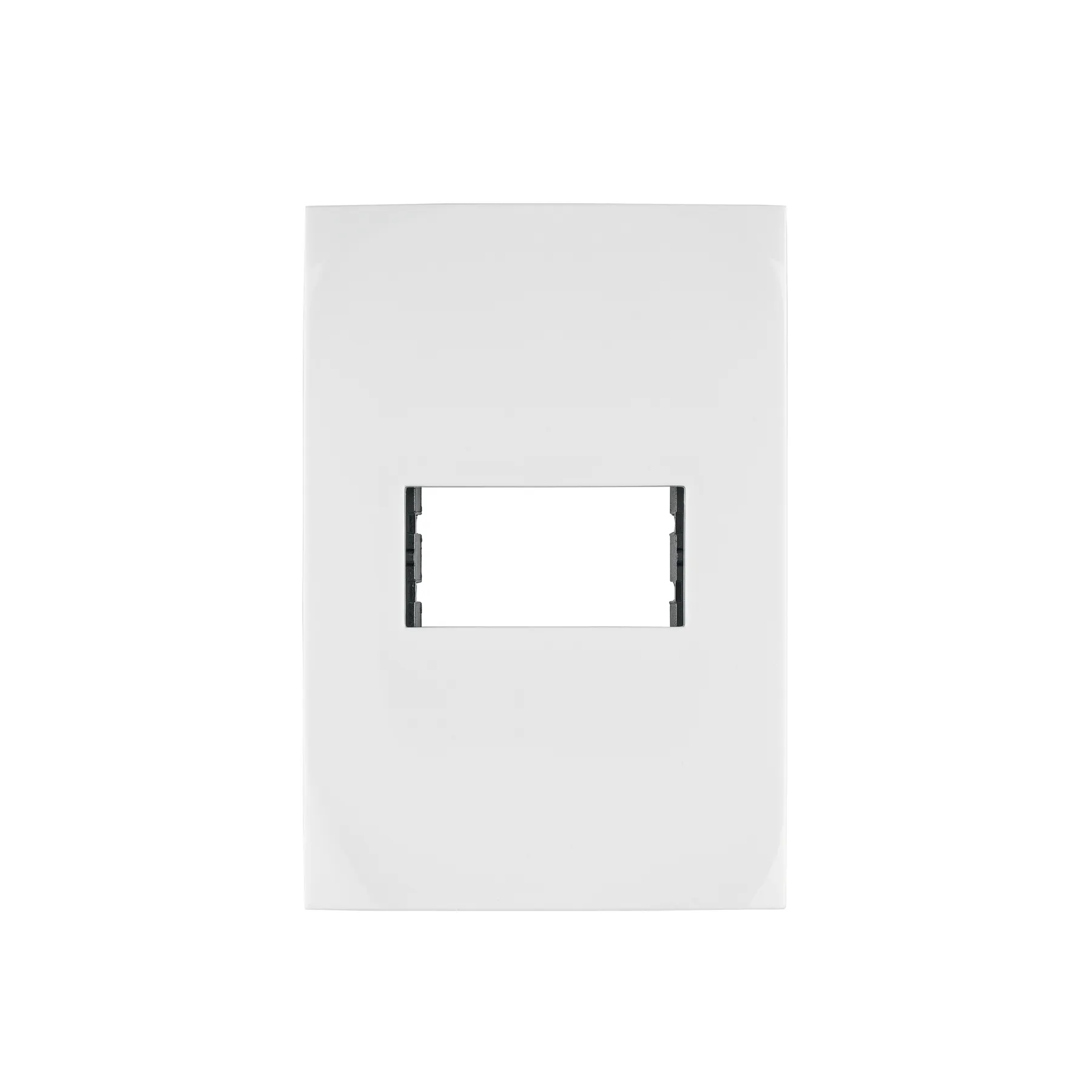 Placa 1 módulo de ABS, línea Oslo, color blanco, Volteck Placa 1 módulo de ABS, línea Oslo, color blanco, Volteck, Foto 1 Tienda en línea de herramientas Truper