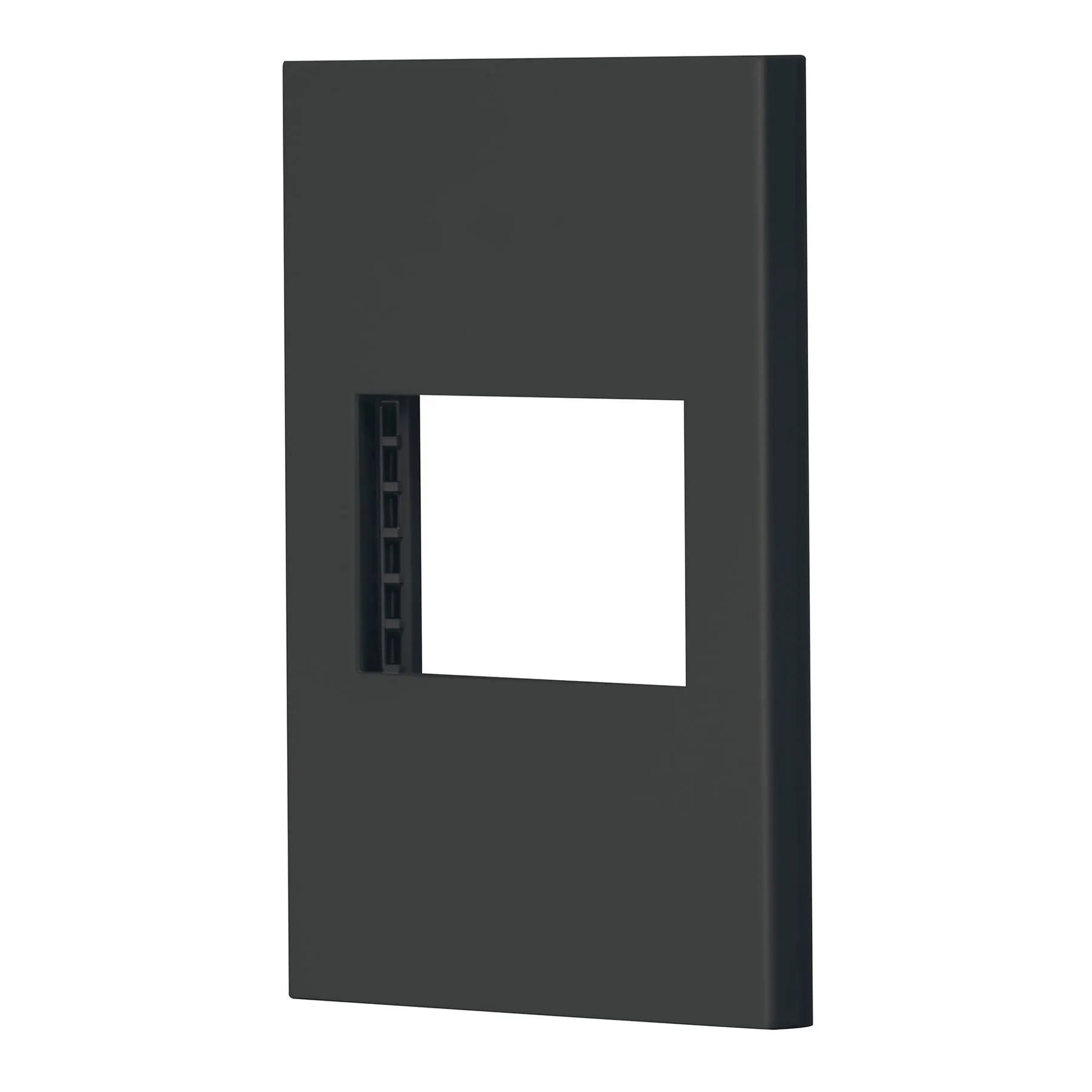 Placa 1 ventana, 1.5 módulos, línea Española, color negro Placa 1 ventana, 1.5 módulos, línea Española, color negro, Foto 1 Tienda en línea de herramientas Truper