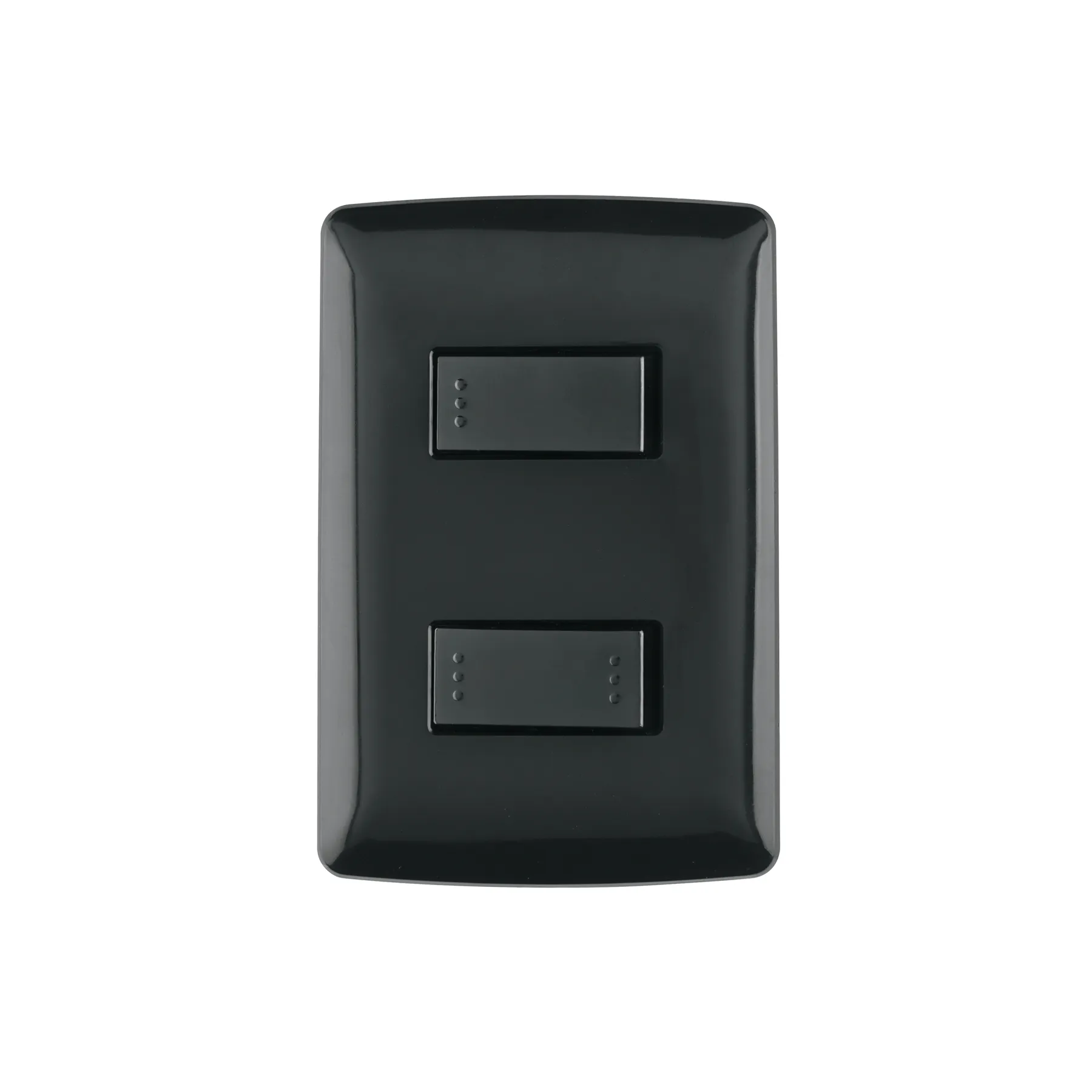 Placa armada 1 interruptor 1 escalera, negro, línea Italiana Placa armada 1 interruptor 1 escalera, negro, línea Italiana, Foto 1 Tienda en línea de herramientas Truper