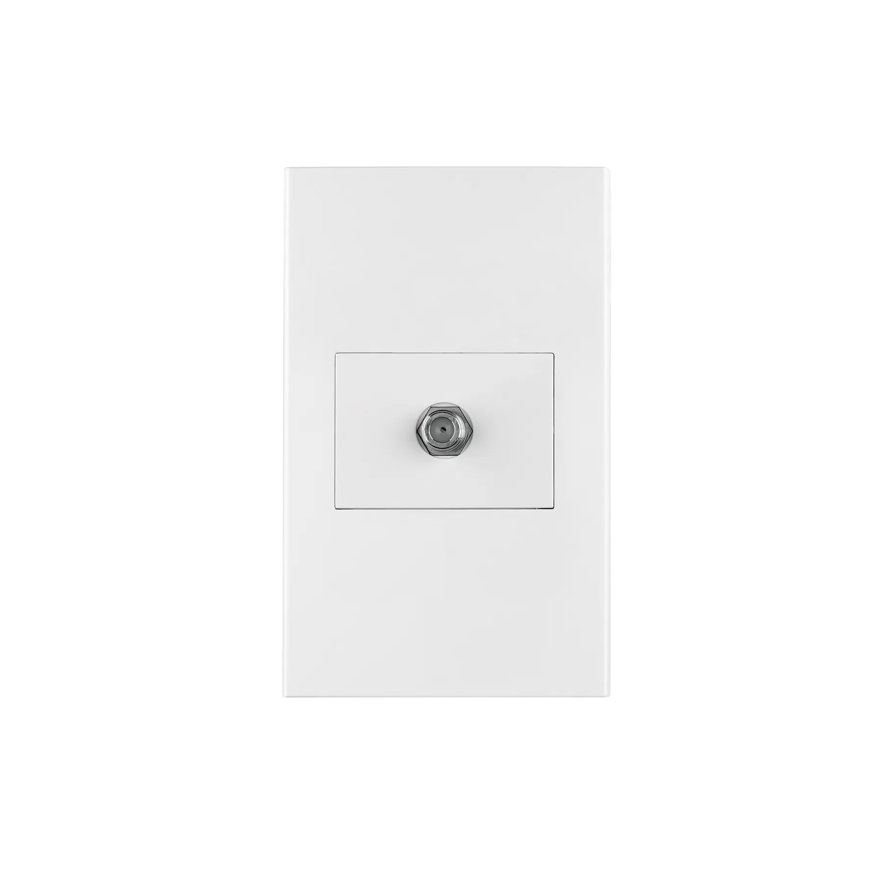 Placa armada 1 toma de TV, 1.5 módulos, Española, blanco Placa armada 1 toma de TV, 1.5 módulos, Española, blanco, Foto 1 Tienda en línea de herramientas Truper