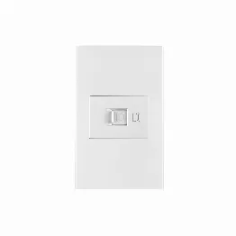 Placa armada 1 toma para teléfono, 1.5 mod, Española, blanco, Foto 1 Tienda en línea de herramientas Truper