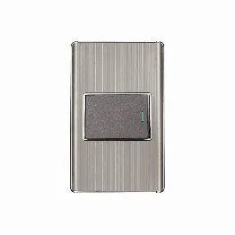Placa armada acero inox 1 interruptor 1.5 módulos, Lisboa, Foto 1 Tienda en línea de herramientas Truper