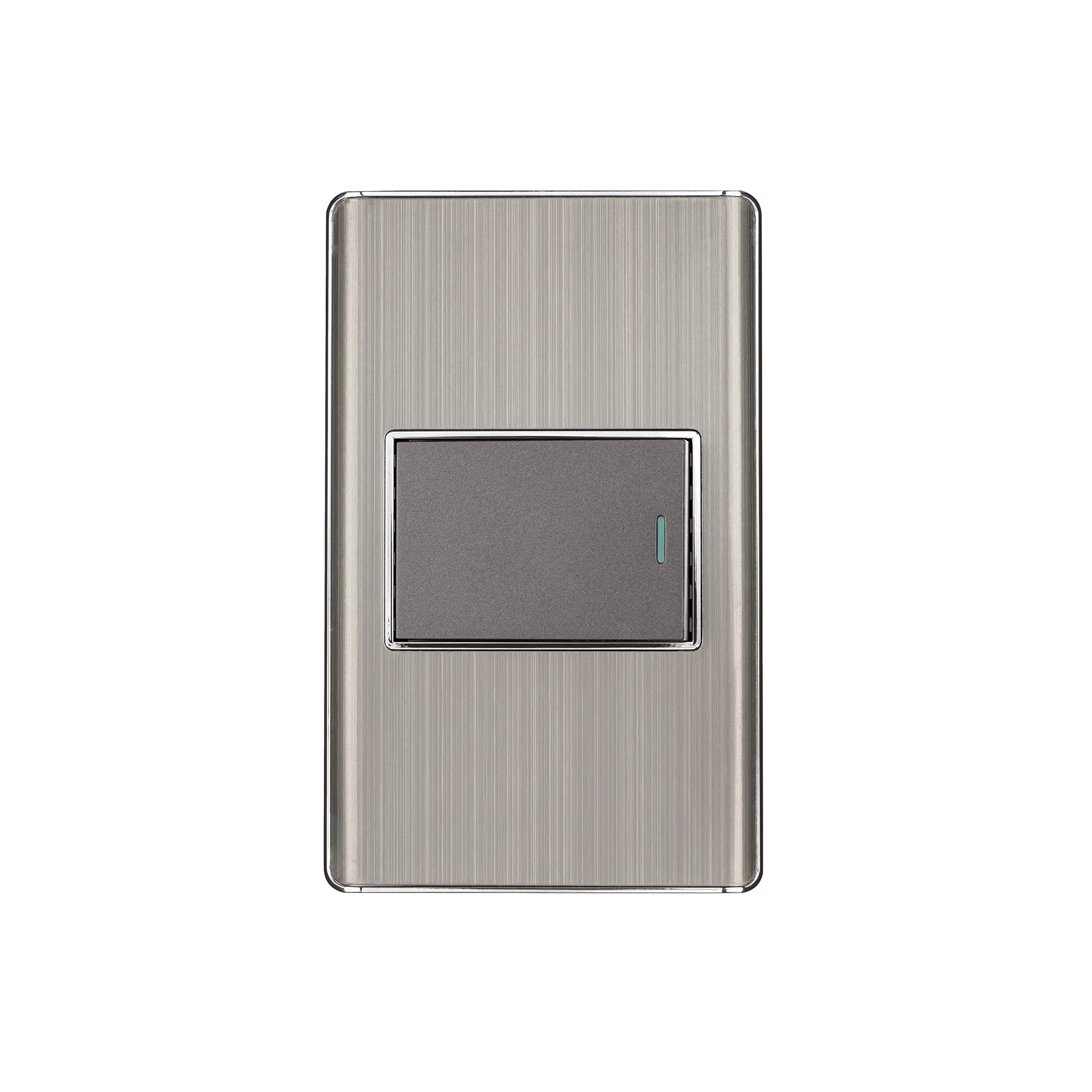 Placa armada acero inox 1 interruptor 1.5 módulos, Lisboa Placa armada acero inox 1 interruptor 1.5 módulos, Lisboa, Foto 1 Tienda en línea de herramientas Truper