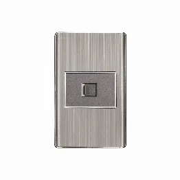 Placa armada acero inox 1 toma para teléfono 1.5 mód, Lisboa, Foto 1 Tienda en línea de herramientas Truper