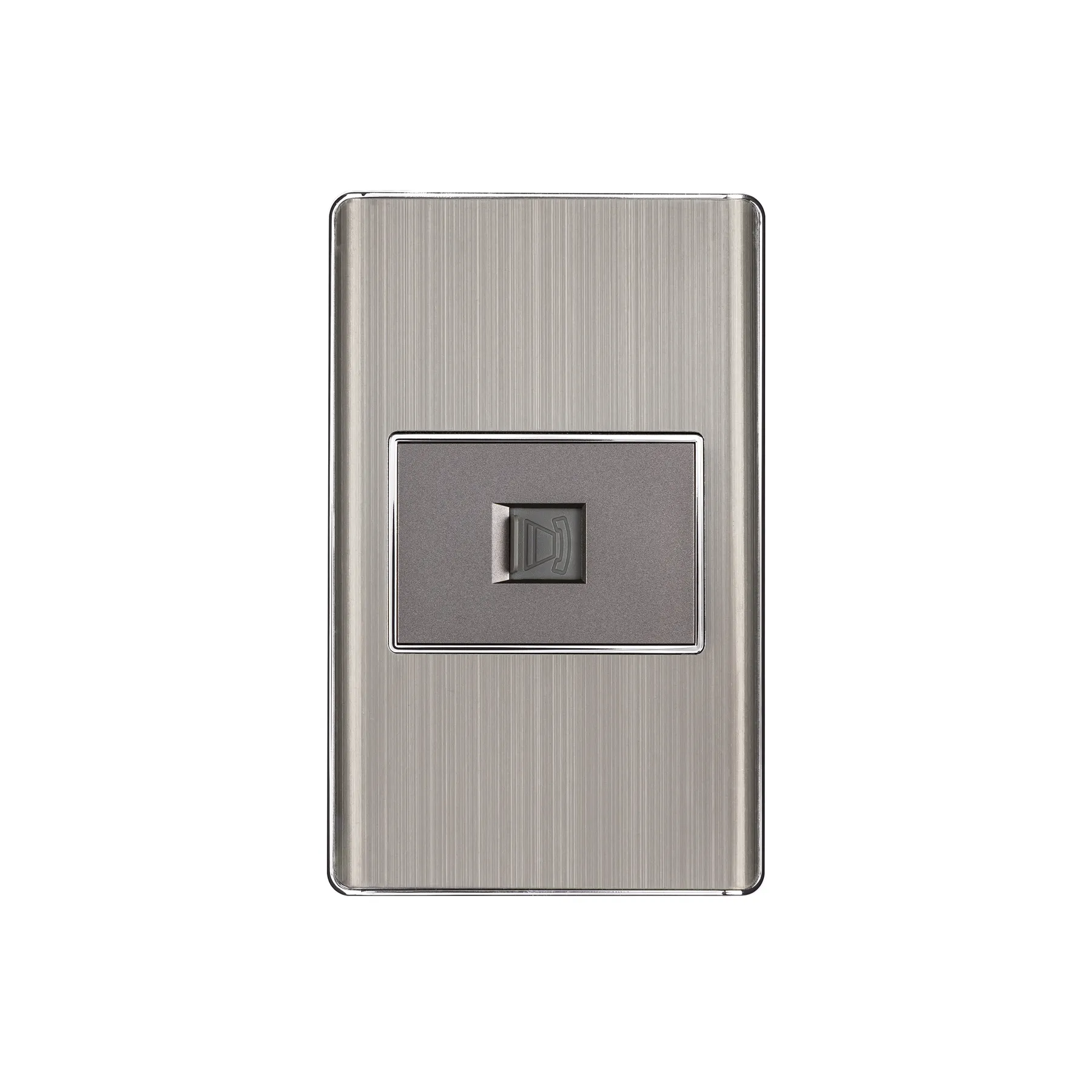 Placa armada acero inox 1 toma para teléfono 1.5 mód, Lisboa Placa armada acero inox 1 toma para teléfono 1.5 mód, Lisboa, Foto 1 Tienda en línea de herramientas Truper