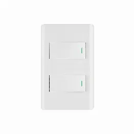 Placa armada blanca 1 interruptor y 1 de 3 vías 1 mód, Lisbo, Foto 1 Tienda en línea de herramientas Truper