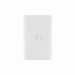 Placa armada blanca 1 toma para teléfono 1.5 mód, Lisboa, Foto 1 Tienda en línea de herramientas Truper