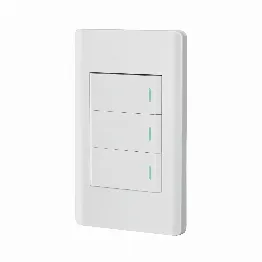 Placa armada blanca 2 interruptores 1 de 3 vías 1 mód, Lisbo, Foto 1 Tienda en línea de herramientas Truper