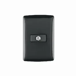 Placa armada con conexión para TV, negro, línea Italiana, Foto 1 Tienda en línea de herramientas Truper