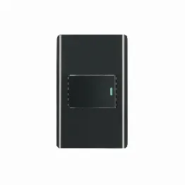 Placa armada negra 1 interruptor 1.5 módulos, Lisboa, Foto 1 Tienda en línea de herramientas Truper