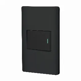 Placa armada negra 1 interruptor de 3 vías 1.5 mód, Lisboa, Foto 1 Tienda en línea de herramientas Truper