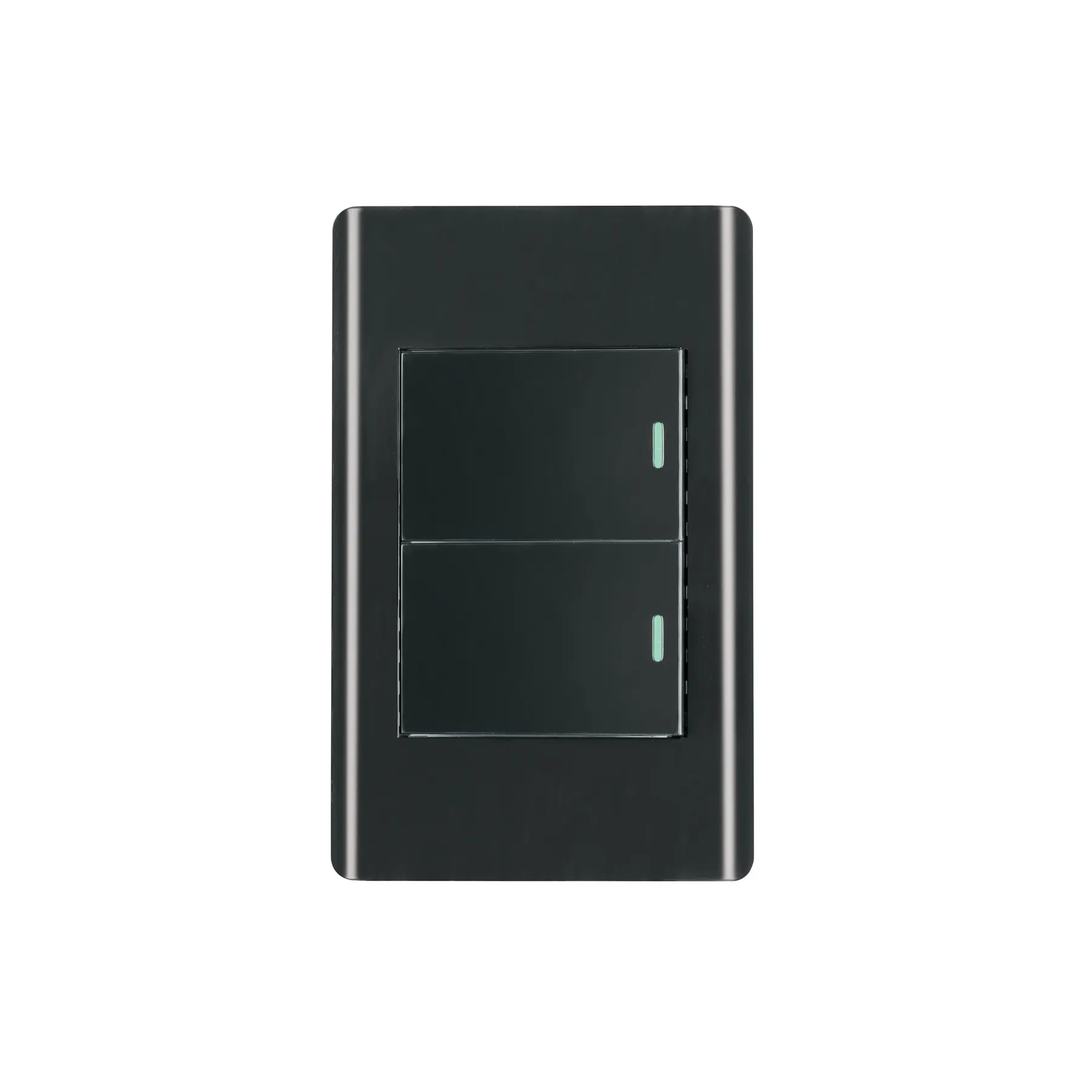 Placa armada negra 1 interruptor y 1 de 3vías 1.5mód,Lisboa, Foto 1 Tienda en línea de herramientas Truper