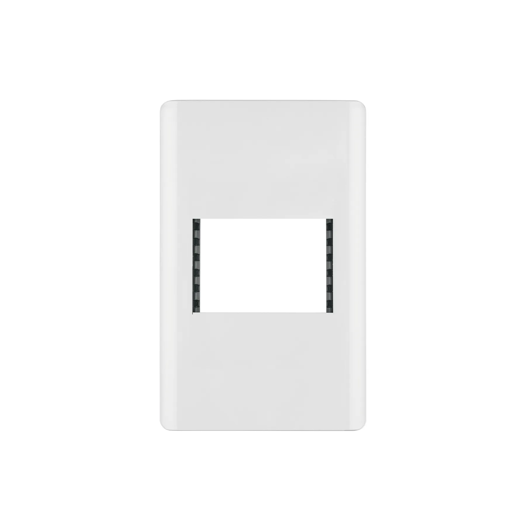 Placa blanca de 1 ventana 1.5 módulos, línea Lisboa, Volteck Placa blanca de 1 ventana 1.5 módulos, línea Lisboa, Volteck, Foto 1 Tienda en línea de herramientas Truper