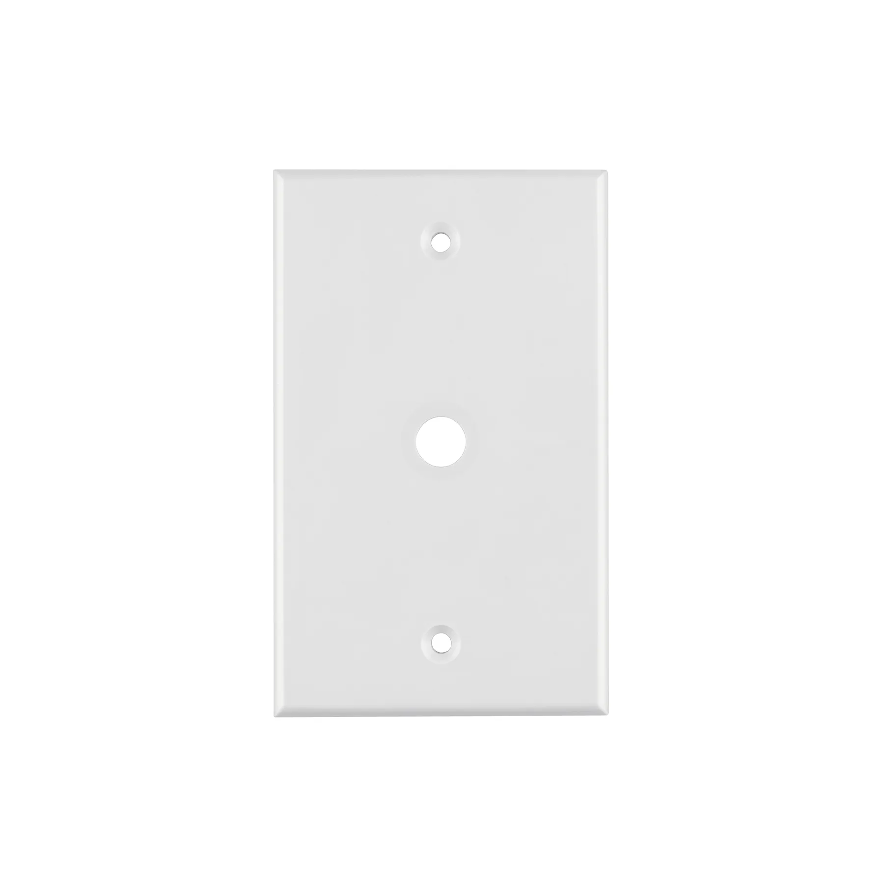 Placa de ABS pasacable, Standard, blanco, Volteck, Foto 1 Tienda en línea de herramientas Truper