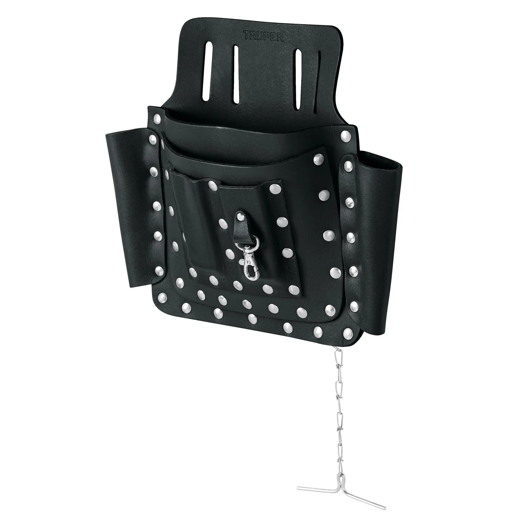 Porta herramientas de cuero con 8 compartimentos, Truper Porta herramientas de cuero con 8 compartimentos, Truper, Foto 1 Tienda en línea de herramientas Truper