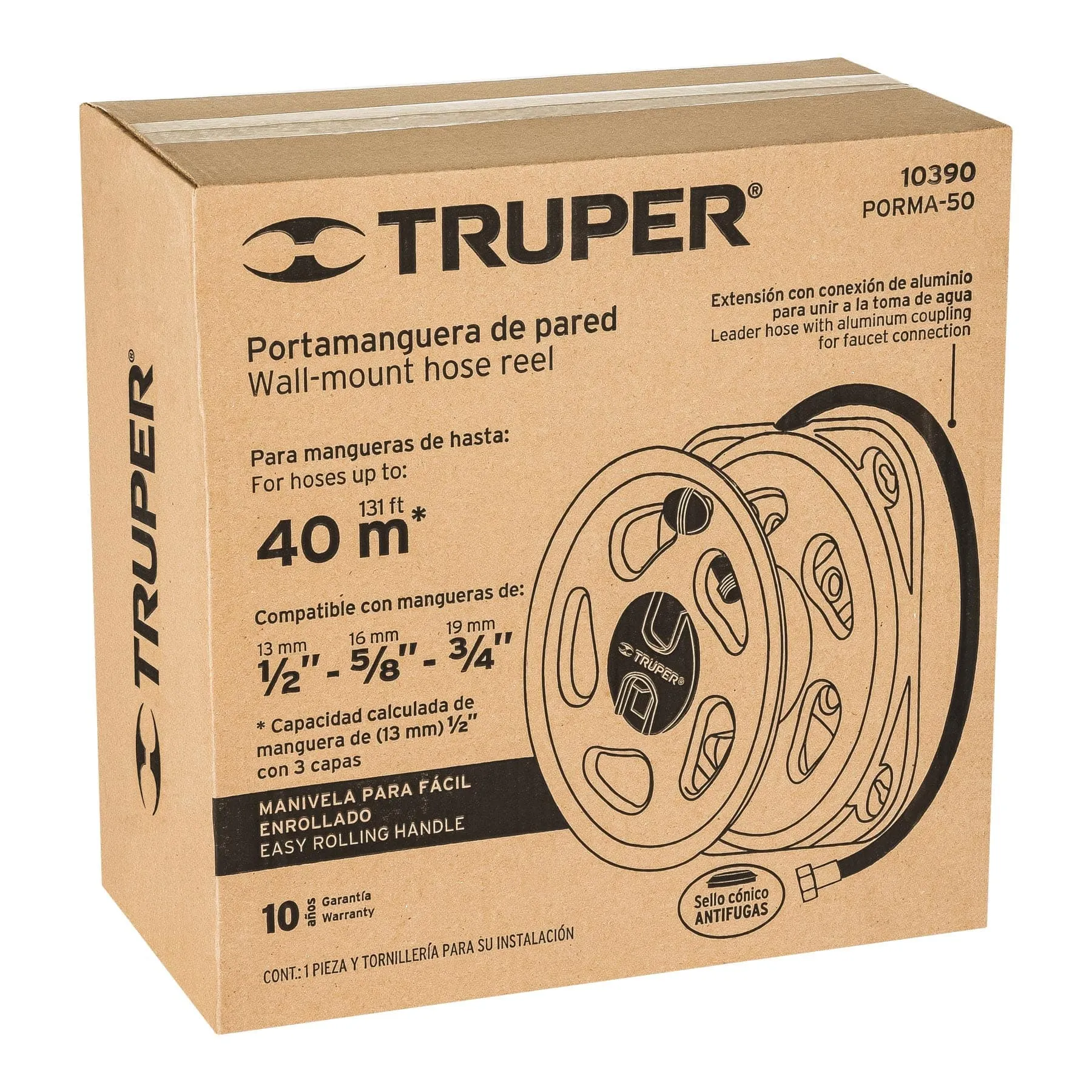 Portamanguera de pared, Truper PORMA-50, Foto 4 Tienda en línea de herramientas Truper