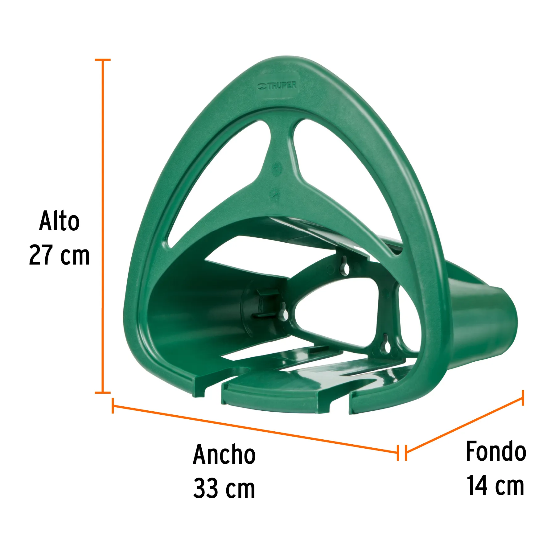 Portamanguera de plástico verde, Truper GAN-MAV, Foto 2 Tienda en línea de herramientas Truper