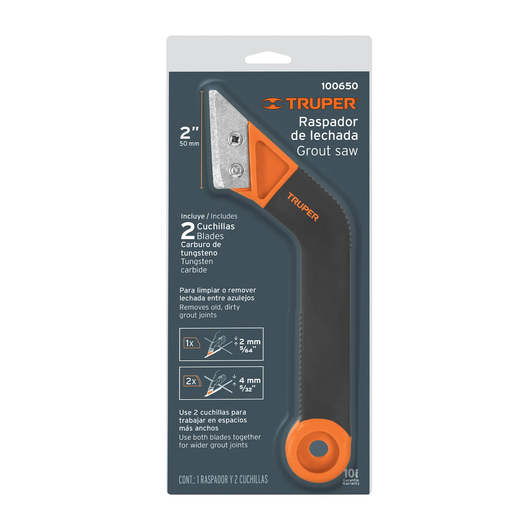 Raspador de lechada con cuchillas de 2 RA-LE, Foto 4 Tienda en línea de herramientas Truper