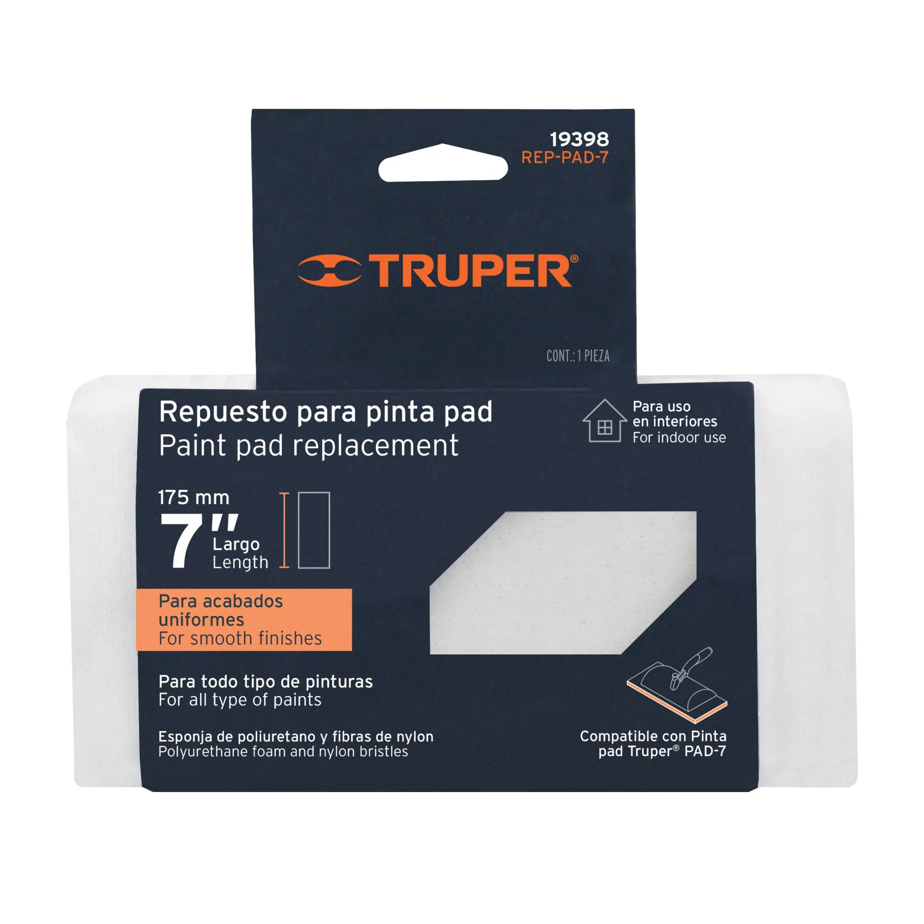 Repuesto para pinta pad, 7 REP-PAD-7, Foto 4 Tienda en línea de herramientas Truper