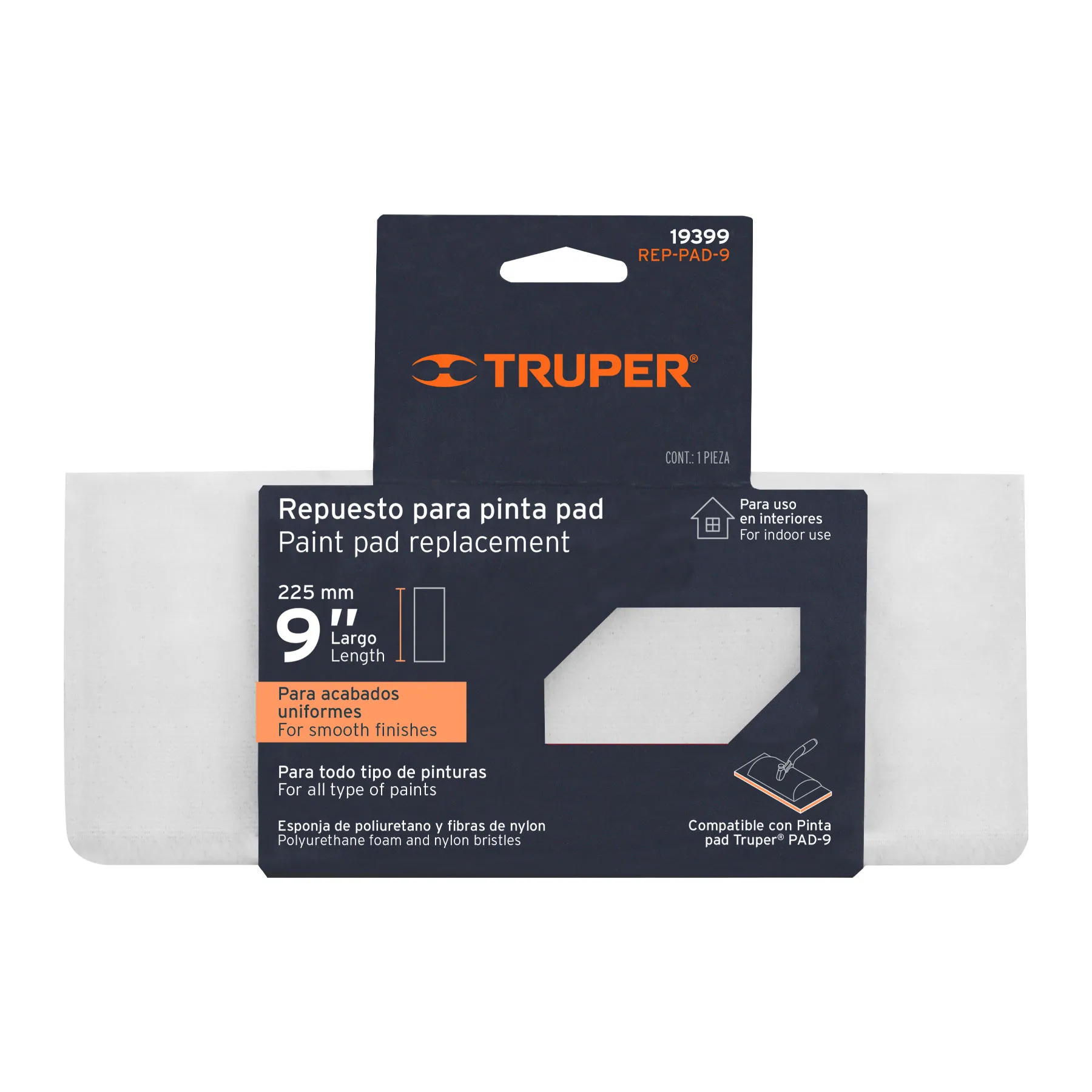 Repuesto para pinta pad, 9 REP-PAD-9, Foto 4 Tienda en línea de herramientas Truper