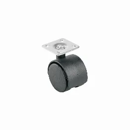 Rodaja tipo yoyo de 40 mm con placa, sin freno, Fiero, Foto 1 Tienda en línea de herramientas Truper