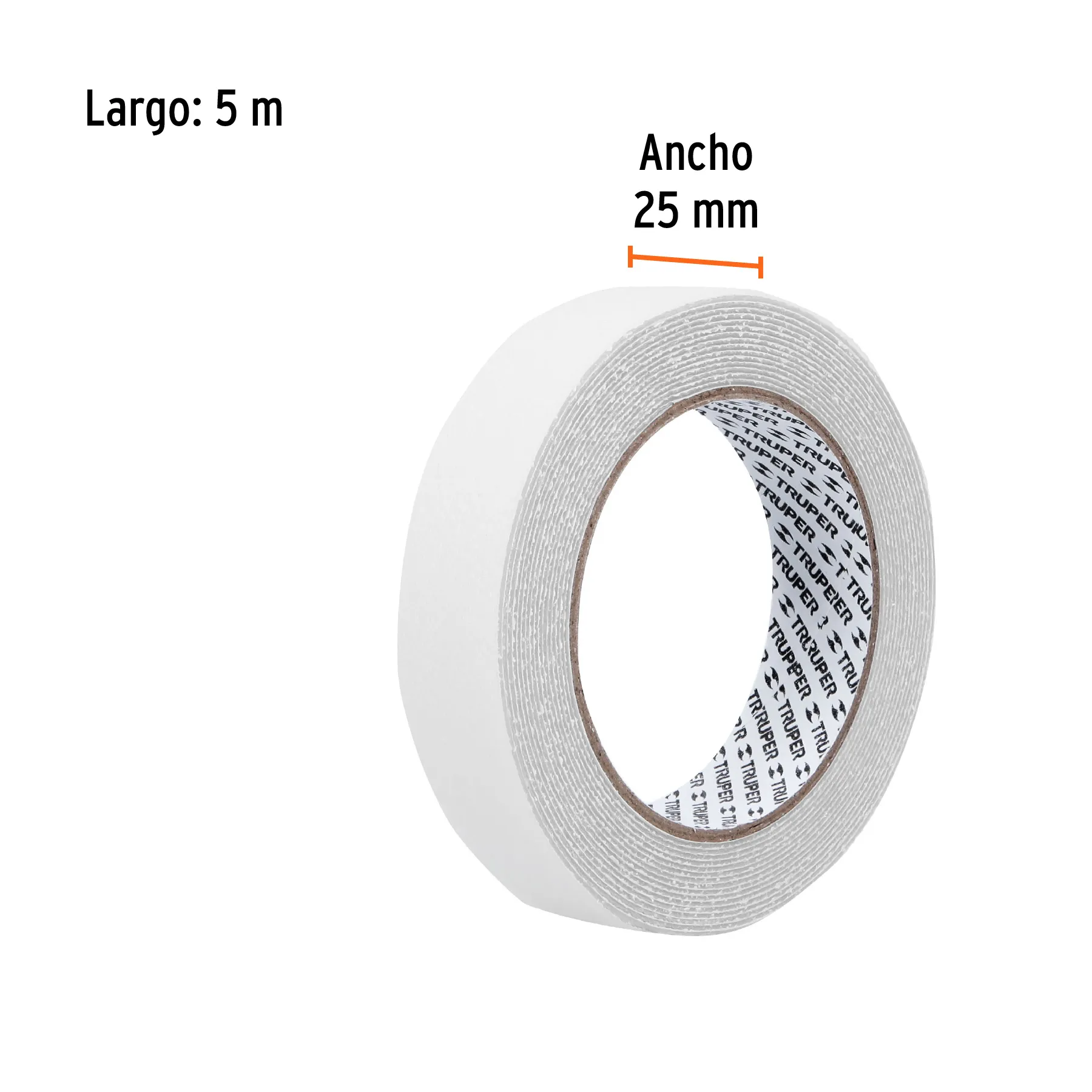 Rollo 5 m cinta antiderrapante transp. 25mm p/áreas húmedas CIAH-15T, Foto 2 Tienda en línea de herramientas Truper