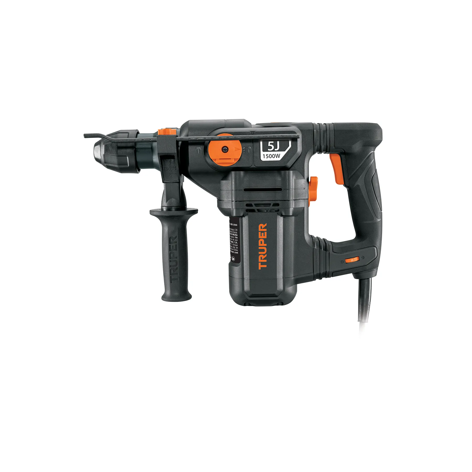 Rotomartillo SDS Plus 5 Joules, 1500W, TRUPER INDUSTRIAL, Foto 1 Tienda en línea de herramientas Truper
