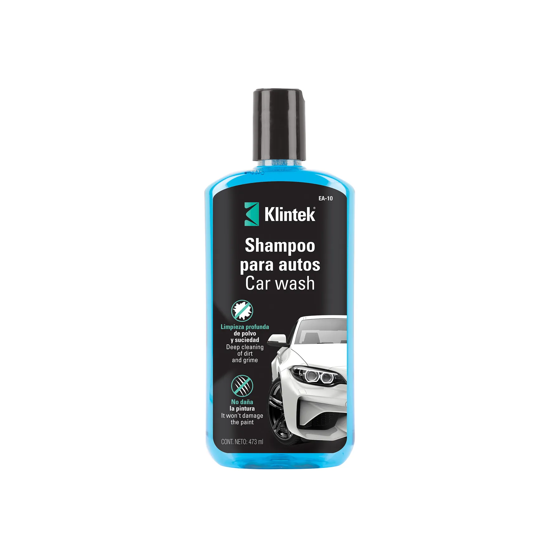 Shampoo para auto, 473 ml, KLINTEK, Foto 1 Tienda en línea de herramientas Truper