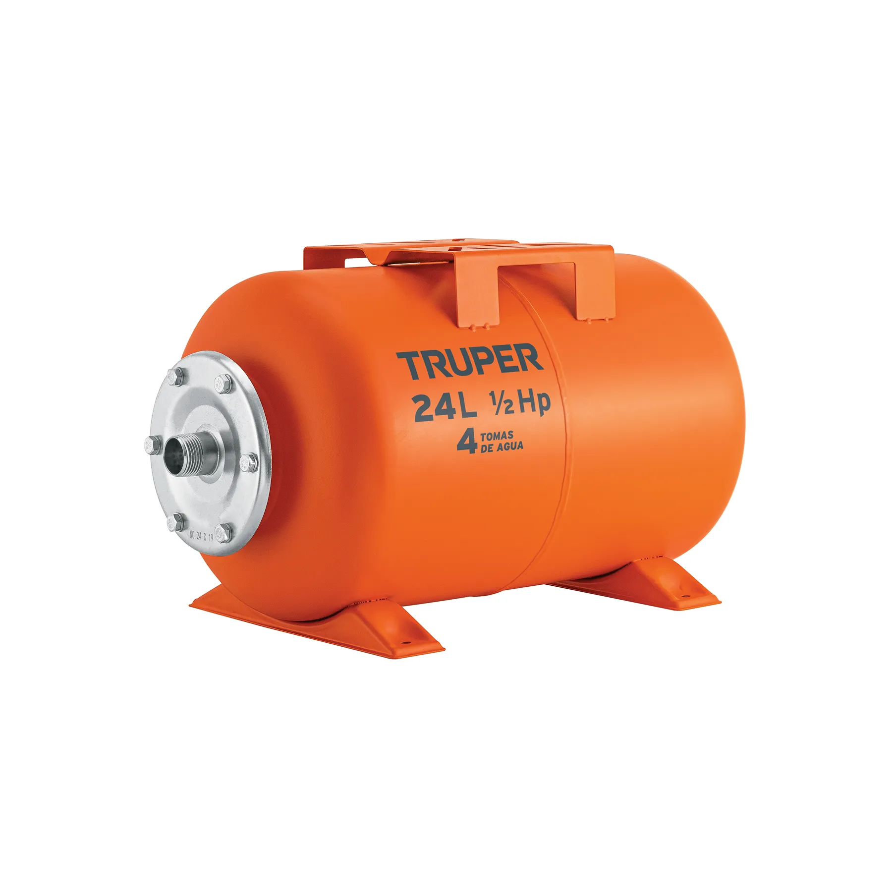 Tanque hidroneumático horizontal, 50 litros, TRUPER, Foto 1 Tienda en línea de herramientas Truper