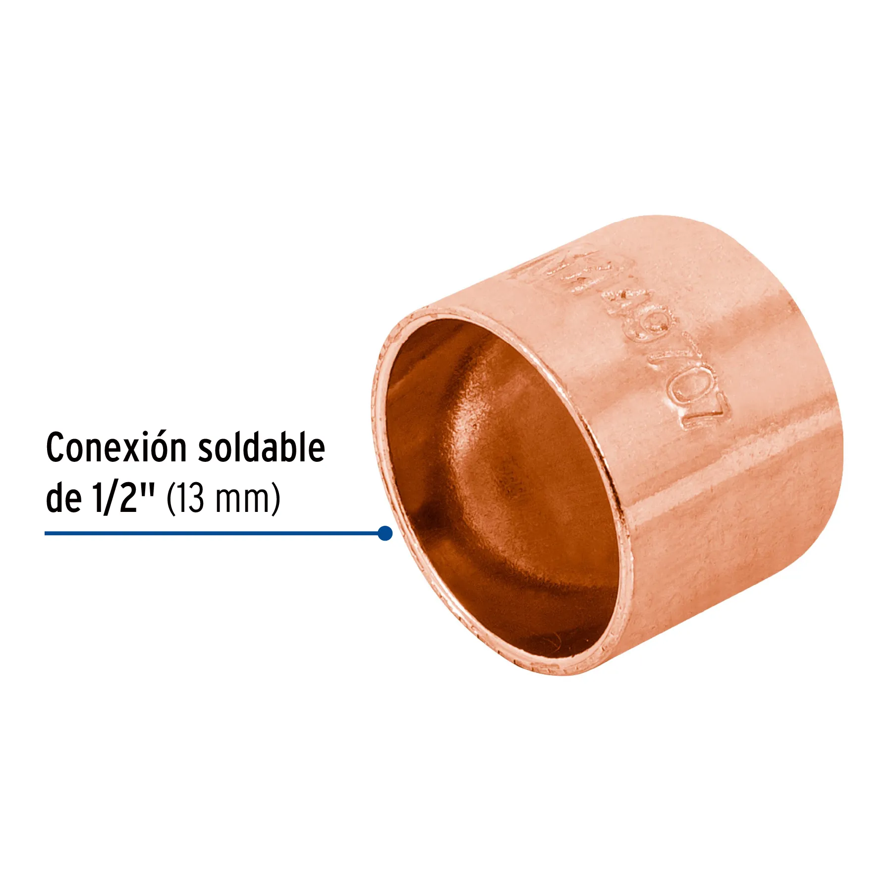 Tapón capa de cobre 1/2 CC-361, Foto 2 Tienda en línea de herramientas Truper