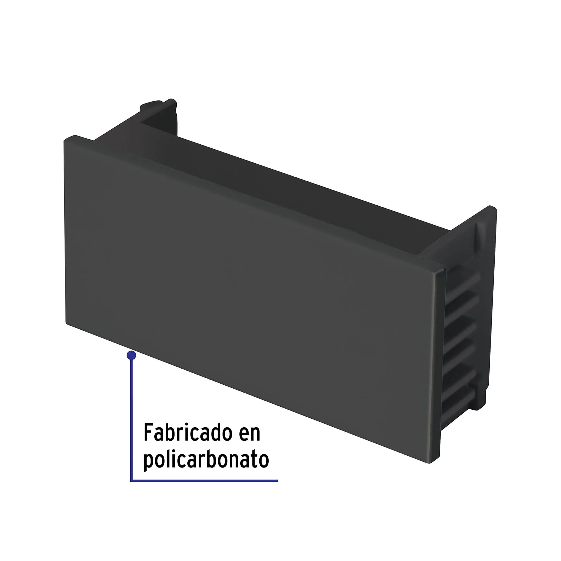 Tapón ciego, 1 módulo, línea Española, color negro, Volteck TA-EN, Foto 2 Tienda en línea de herramientas Truper