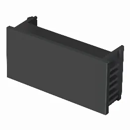 Tapón ciego, 1 módulo, línea Española, color negro, Volteck, Foto 1 Tienda en línea de herramientas Truper