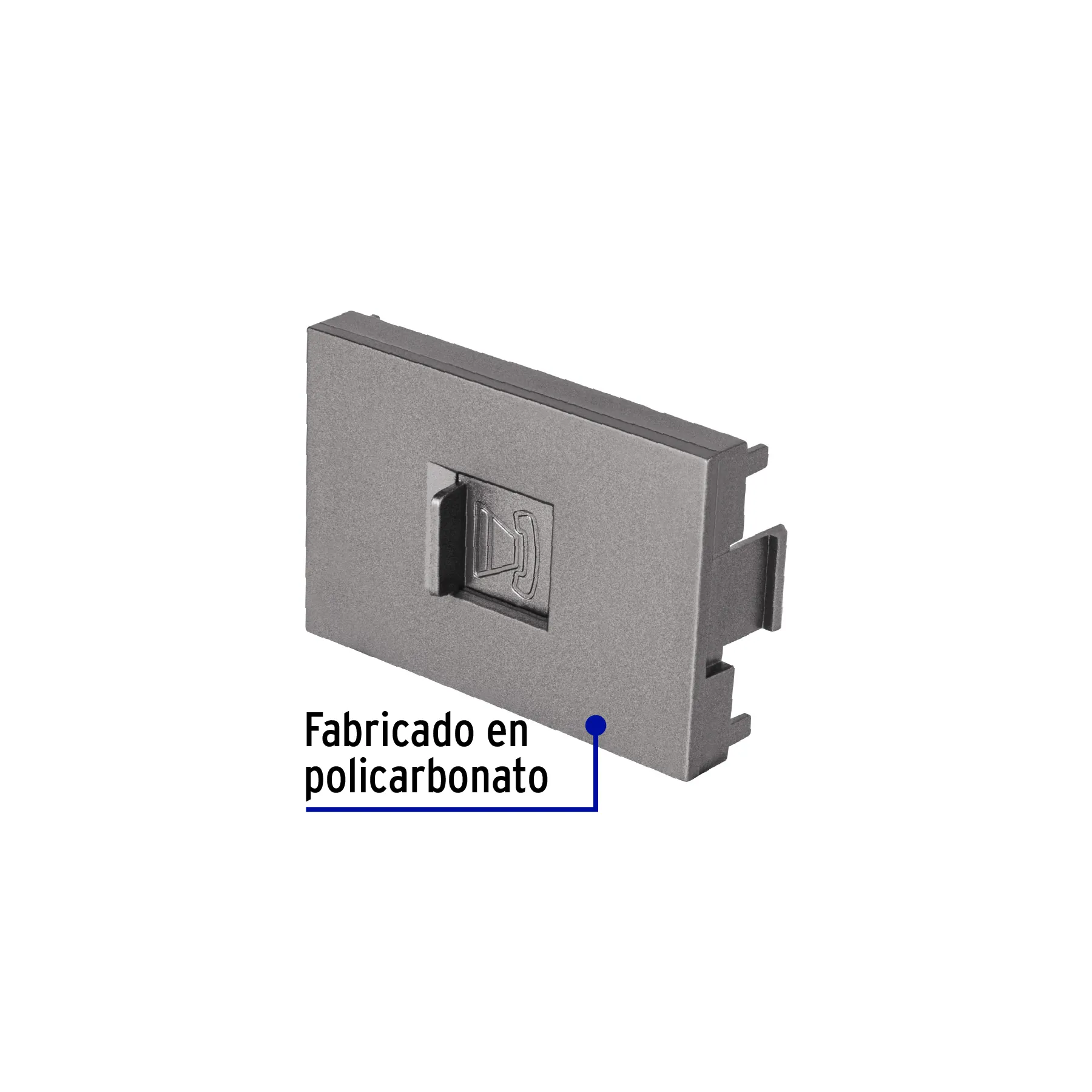 Toma de teléfono acero inox de 1.5 módulos, línea Lisboa TE15-LA, Foto 2 Tienda en línea de herramientas Truper