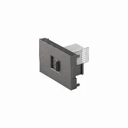 Toma de teléfono acero inox de 1.5 módulos, línea Lisboa, Foto 1 Tienda en línea de herramientas Truper