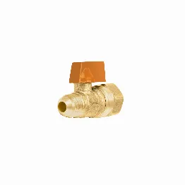 Válvula de control de latón para gas, 3/8