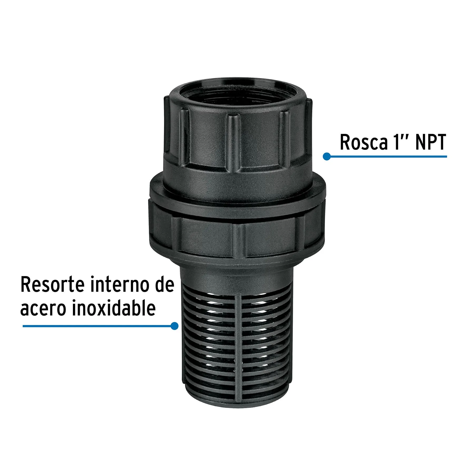 Válvula de pie (pichancha) de 1 PICHA-1P, Foto 3 Tienda en línea de herramientas Truper