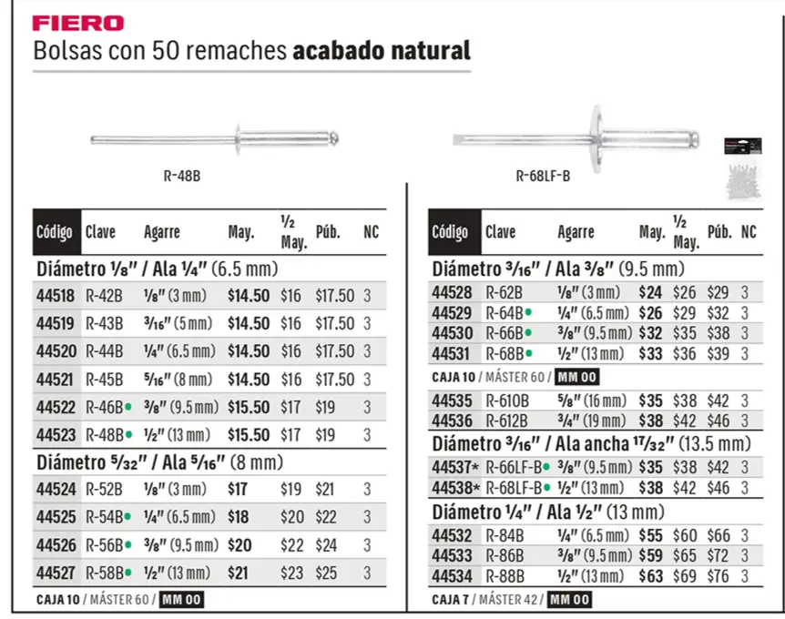 Ficha 1 del catálogo, página 550
