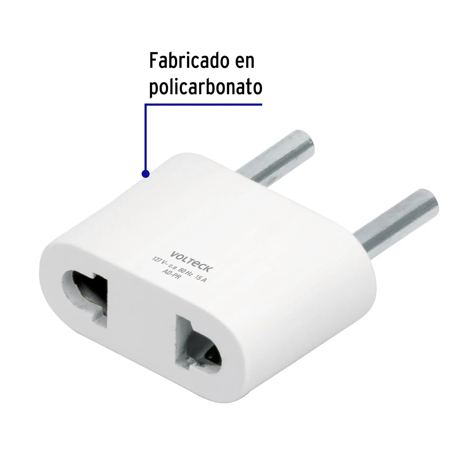 Adaptador barra plana a redonda, VOLTECK