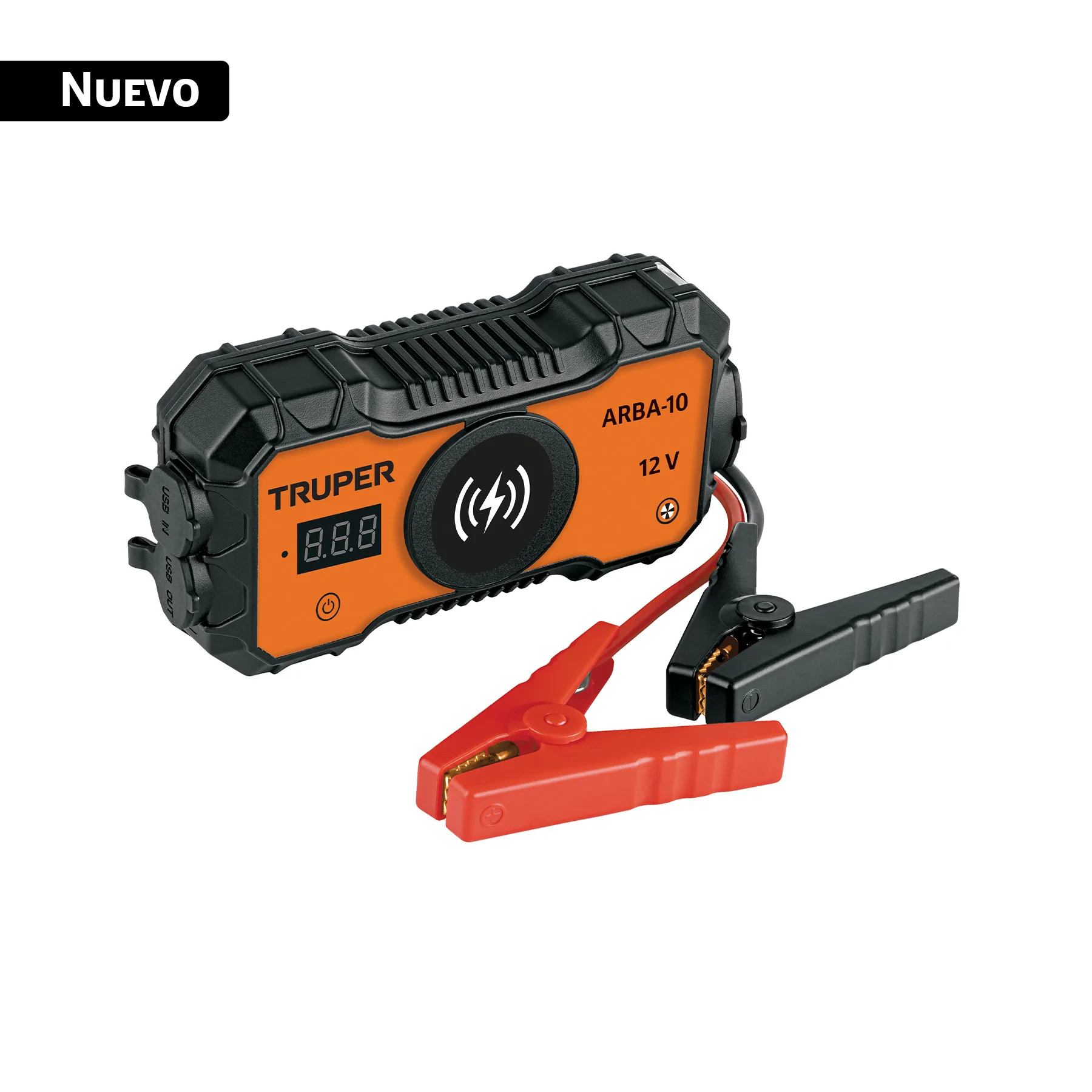 Arrancador de baterías, de litio, 10,000 mAh, TRUPER