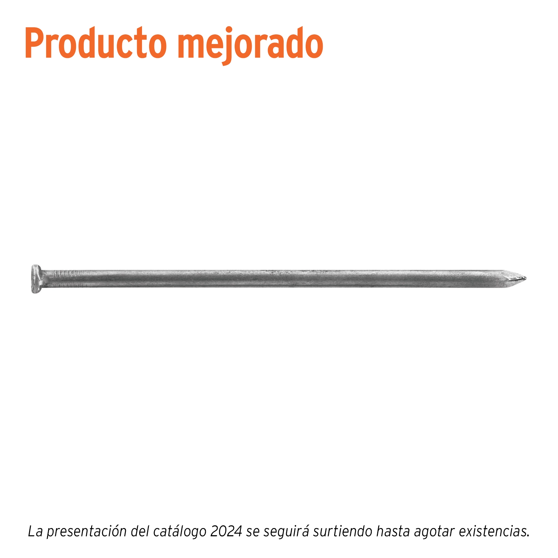 Bolsa con 1 kg de clavo estándar 5' con cabeza, FIERO