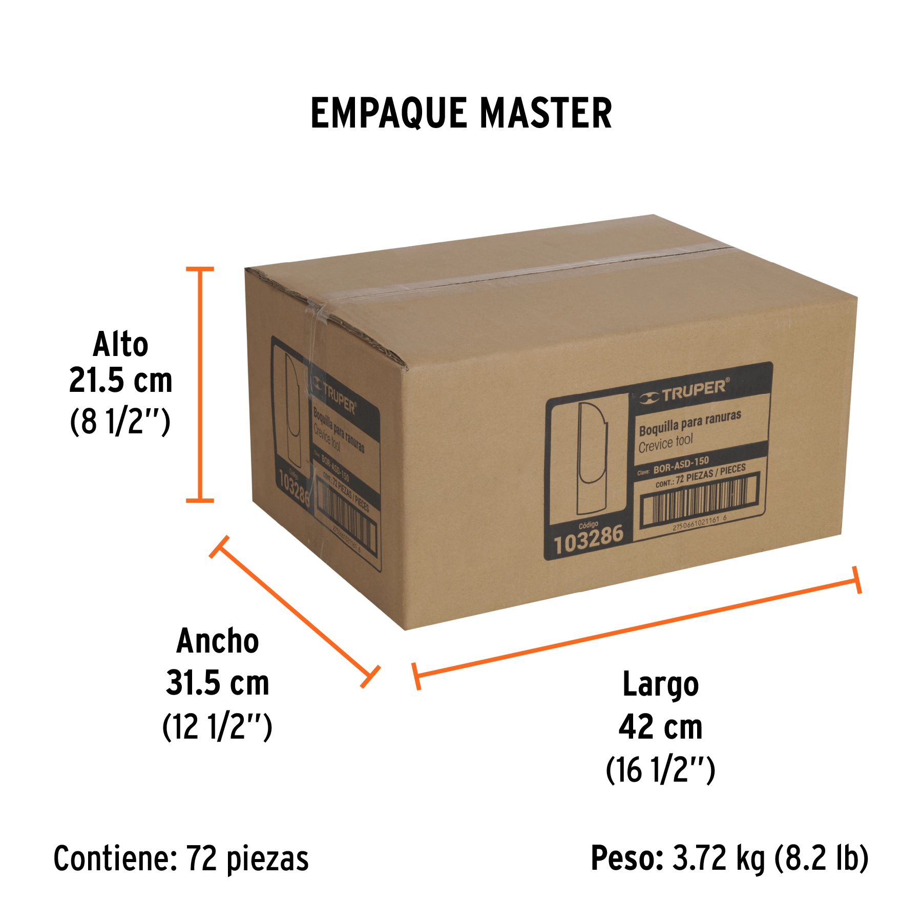 Boquilla para ranuras para ASD-150, TRUPER