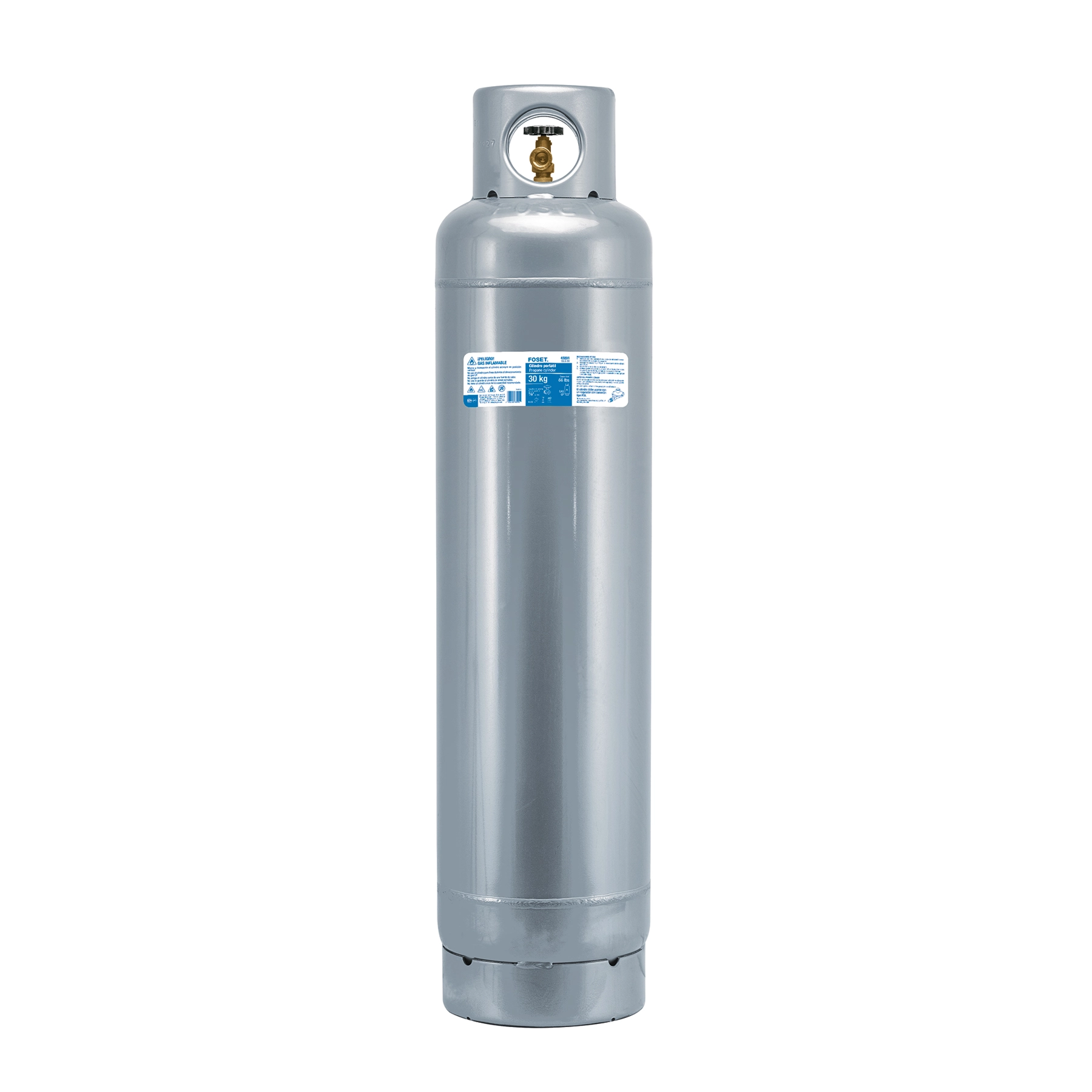 Cilindro portátil para gas LP, 30kg (66lb) FOSET
