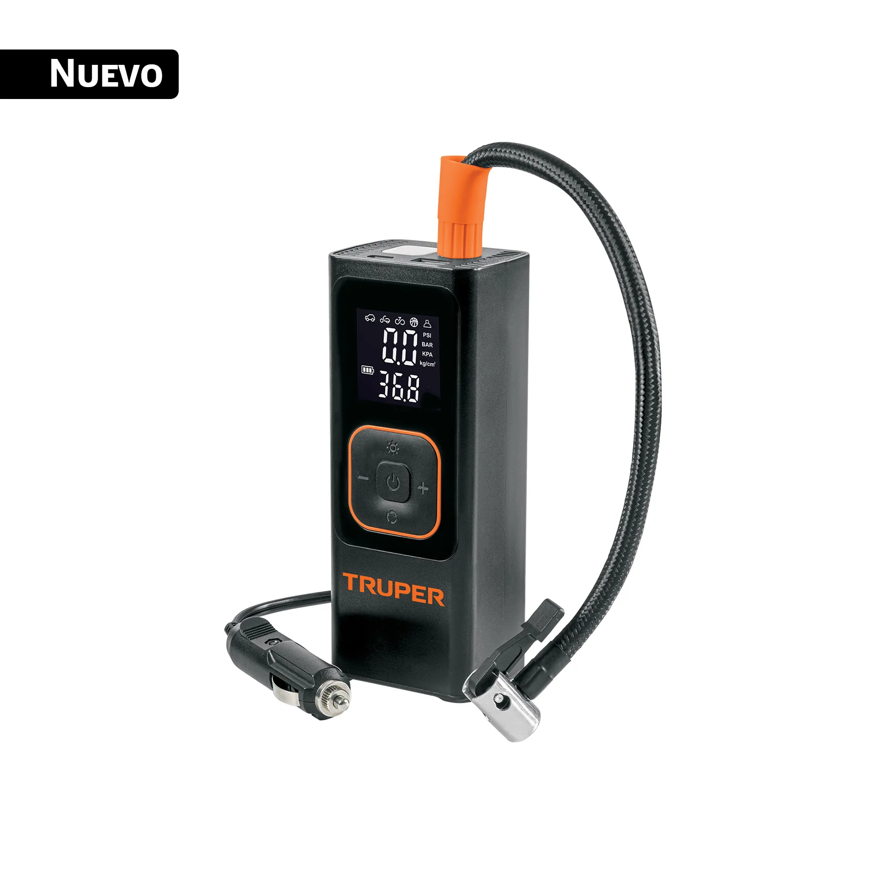 Inflador de aire inalámbrico portátil 150 PSI, TRUPER