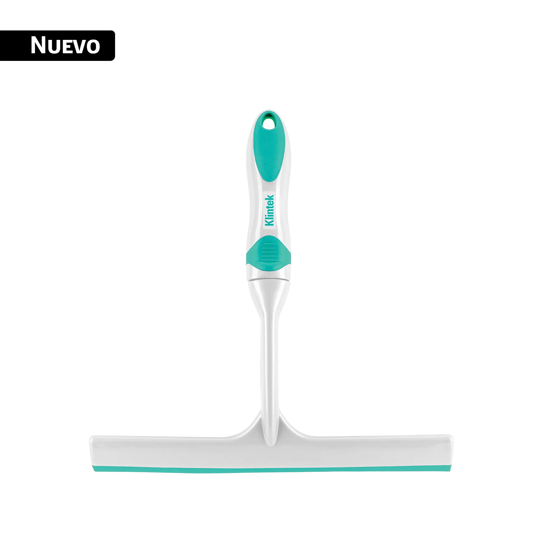 Limpiavidrios manual con base de plástico de 25 cm, KLINTEK