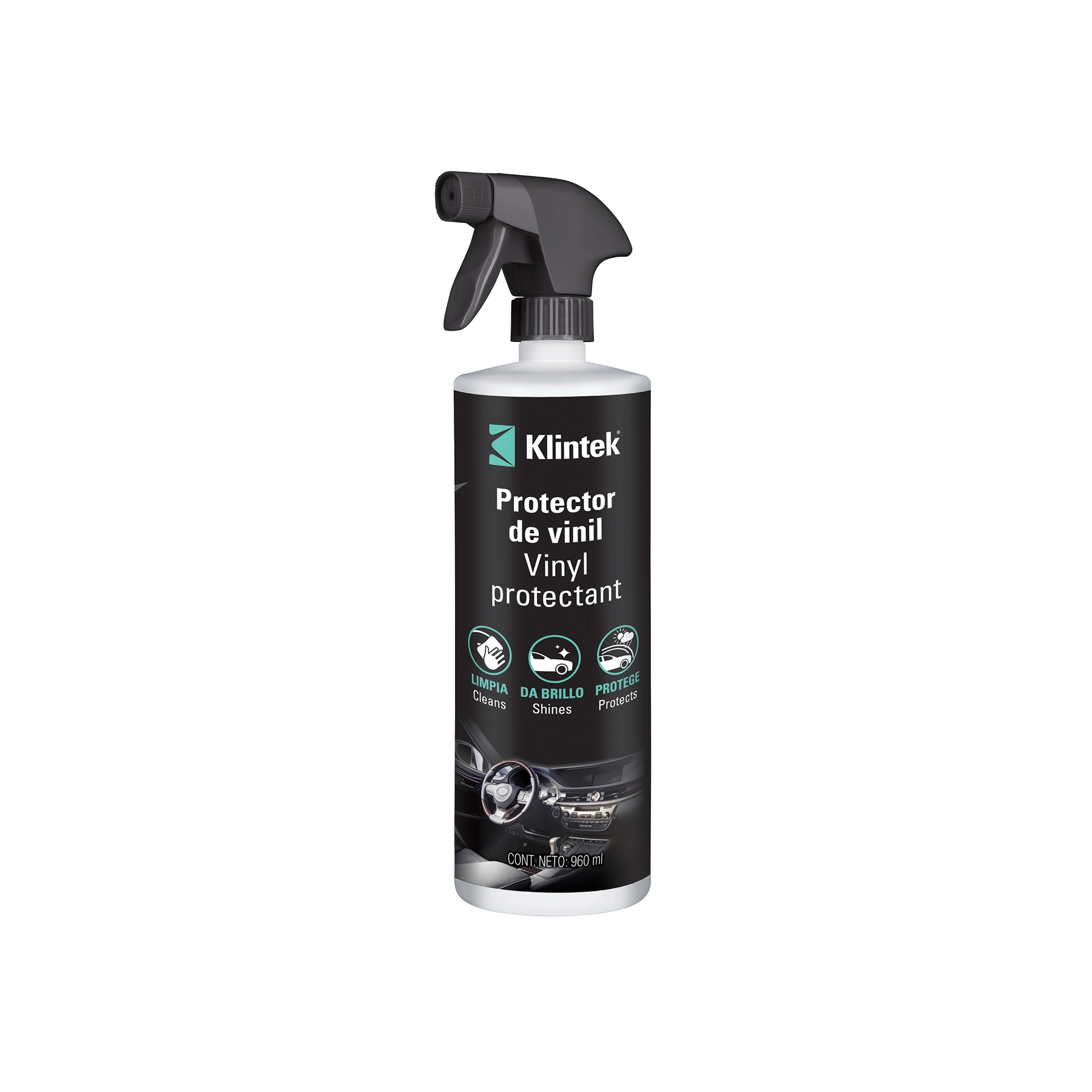 Líquido protector de vinil, 960 ml, KLINTEK
